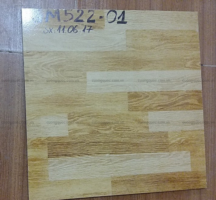 Gạch lát sàn vân gỗ Viglacera GM522