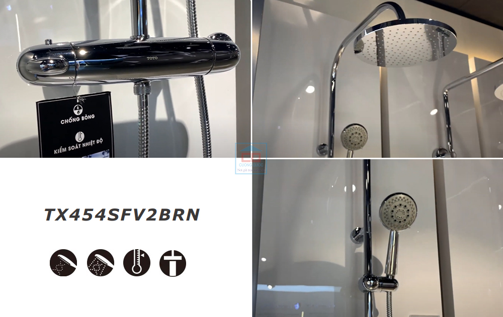 Sen tắm nhiệt độ TOTO TX454SFV2BRN
