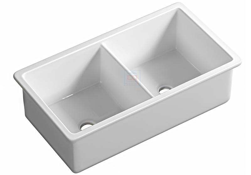 Chậu bếp bằng sứ Basic BS-K3219D