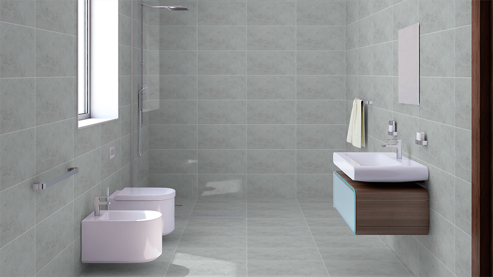 Phối cảnh gạch ốp l&aacute;t Taicera G63848