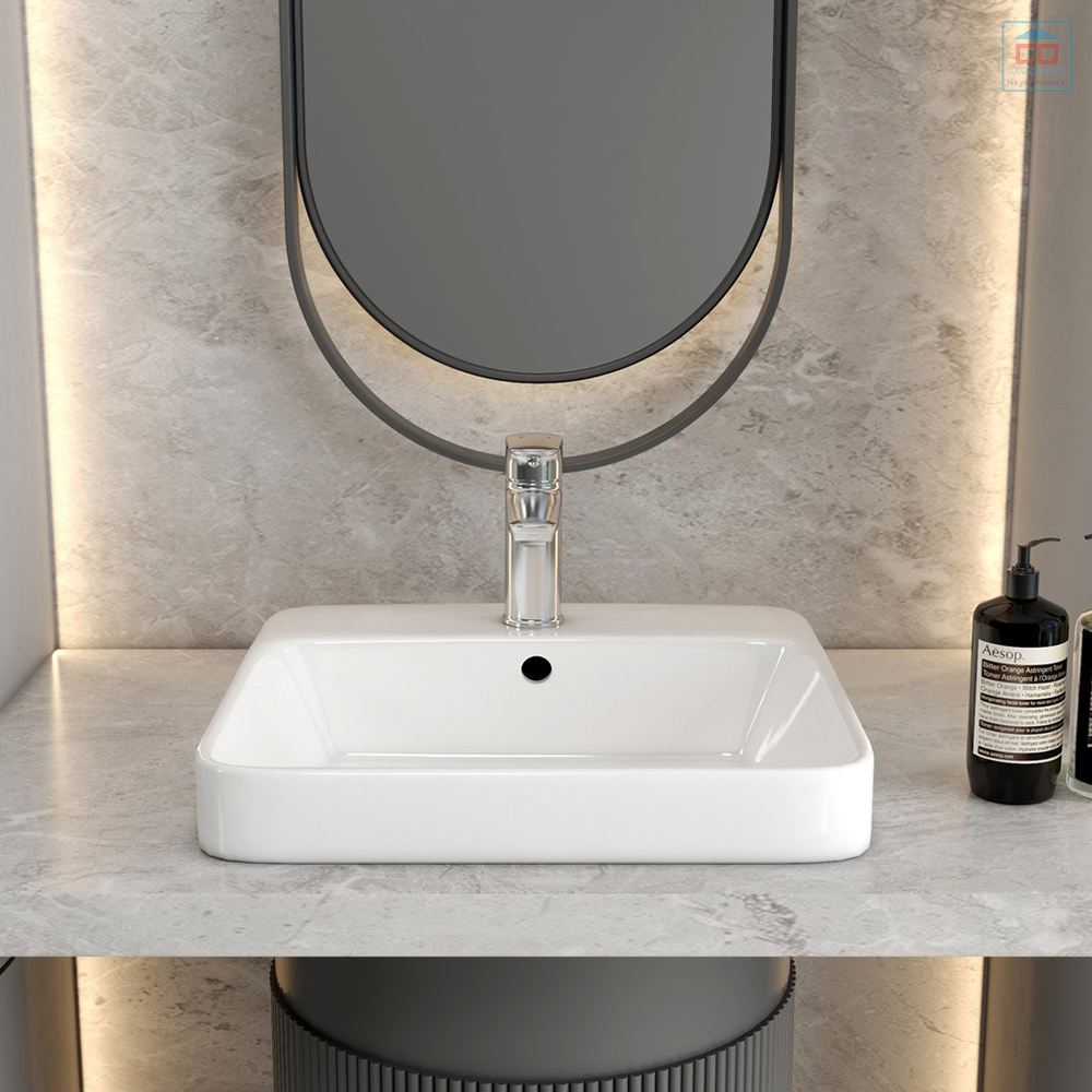 Chậu lavabo Viglacera V24