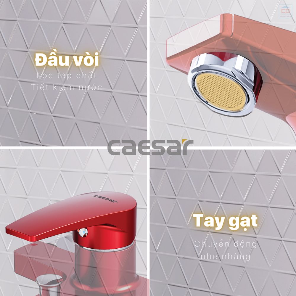 Vòi sen nóng lạnh Caesar S393CR