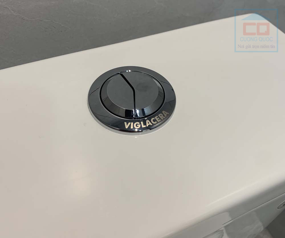 Bồn cầu Viglacera V848 xả nhấn 2 nút