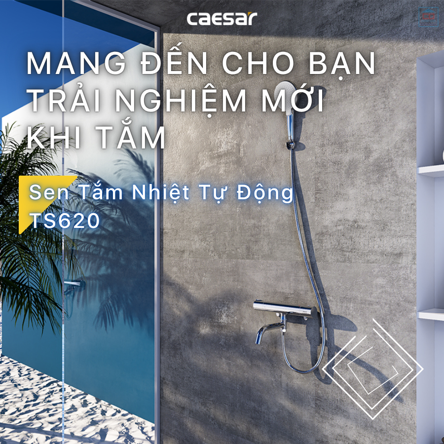 Sen tắm nhiệt độ Caesar TS620