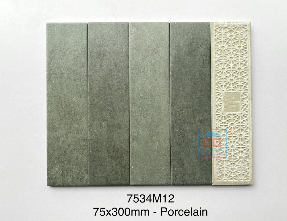 Gạch thẻ porcelain MD7534M12