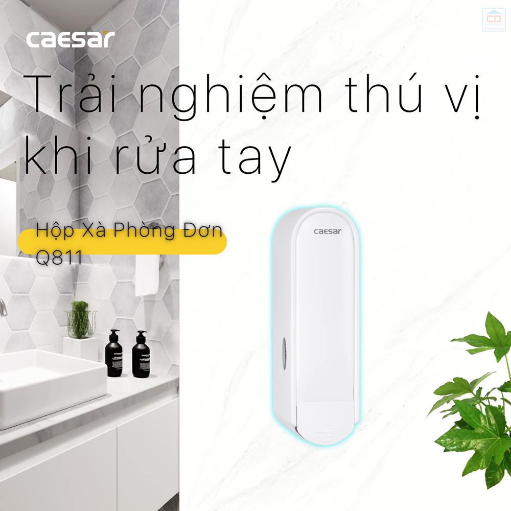 Hộp đựng nước rửa tay Caesar Q811