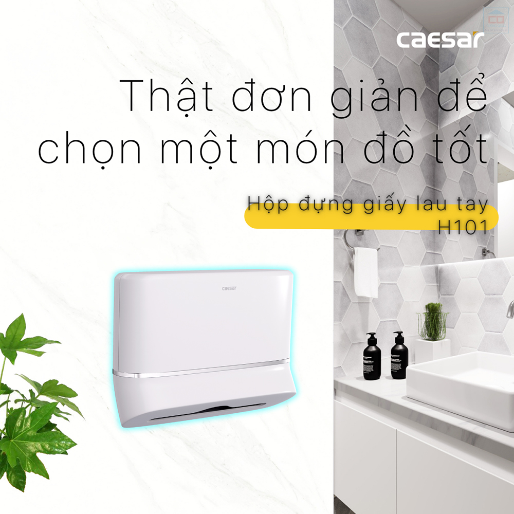 Hộp đựng giấy lau tay Caesar H101