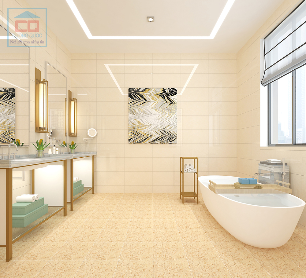 Ph&ograve;ng mẫu gạch l&aacute;t s&agrave;n Viglacera KS3642