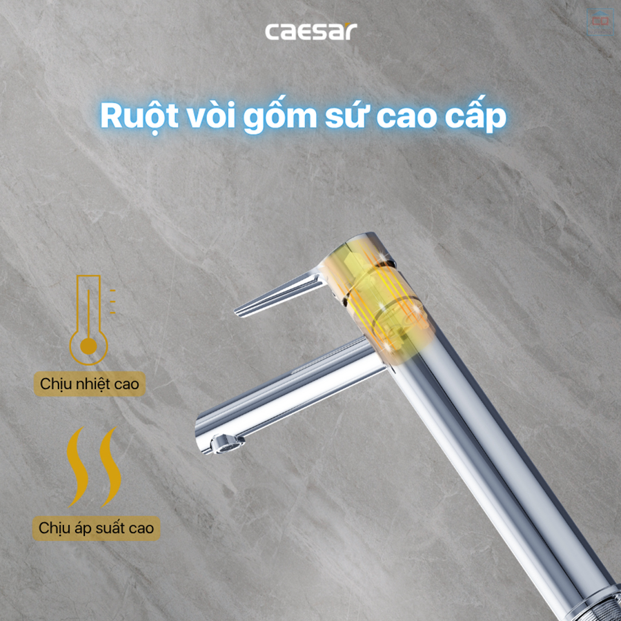 Vòi chậu rửa mặt lavabo Caesar B191C