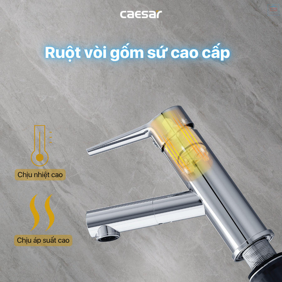 Vòi lavabo lạnh Caesar B190C