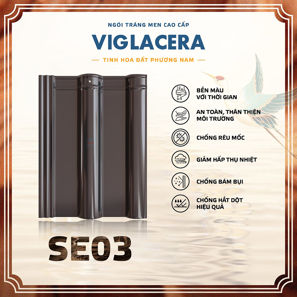 Ngói tráng men Viglacera SE03