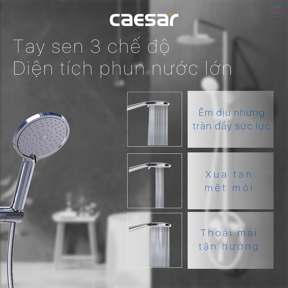 Sen tắm Caesar S338C 3 chế độ