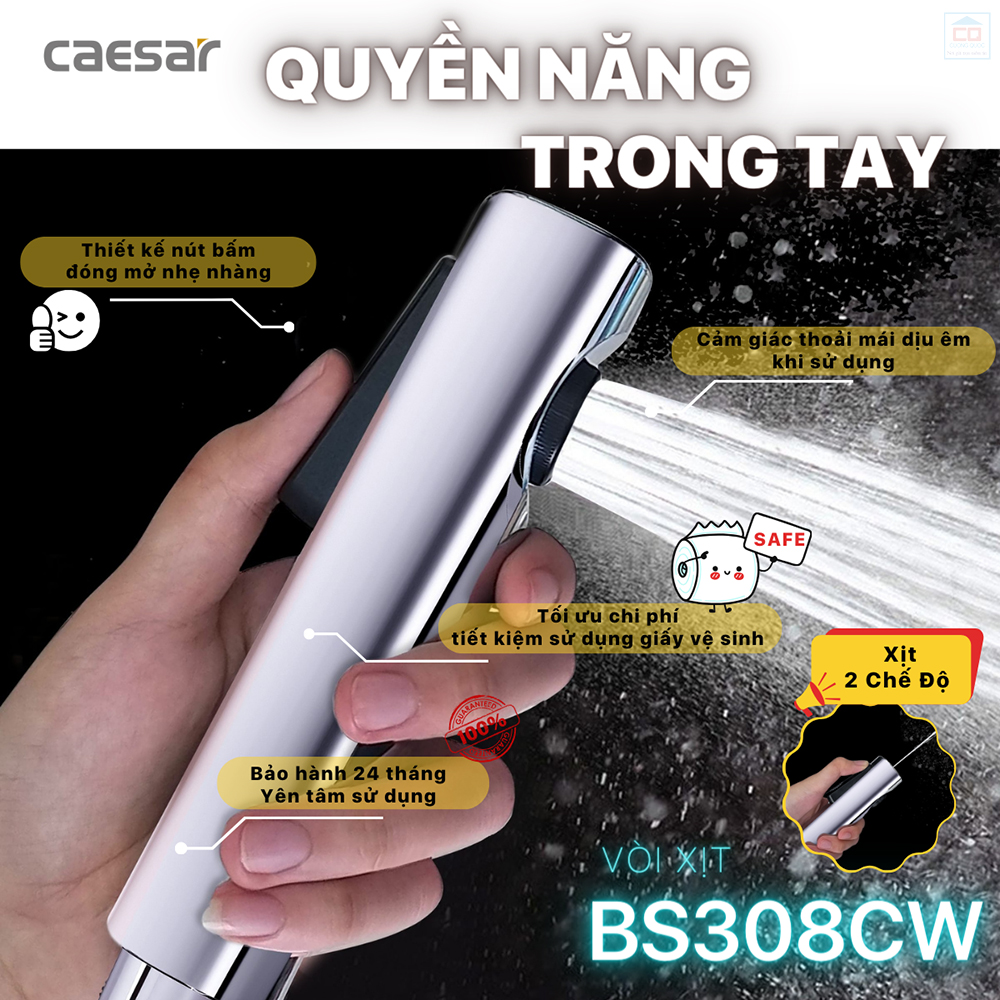 Vòi xịt Caesar BS308CW