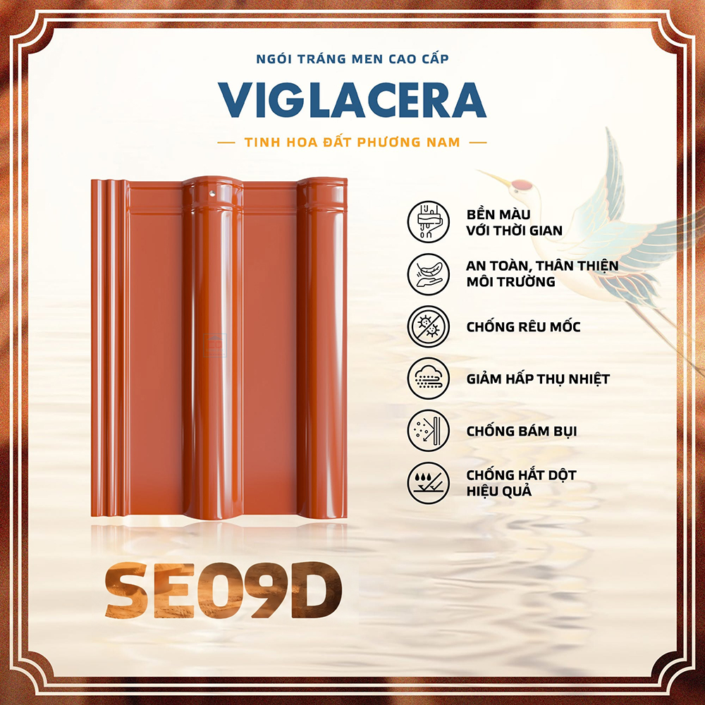 Ngói tráng men Viglacera SE09D