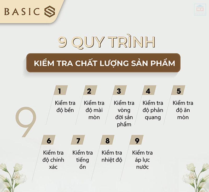 Quy tr&igrave;nh kiểm tra 9 bước