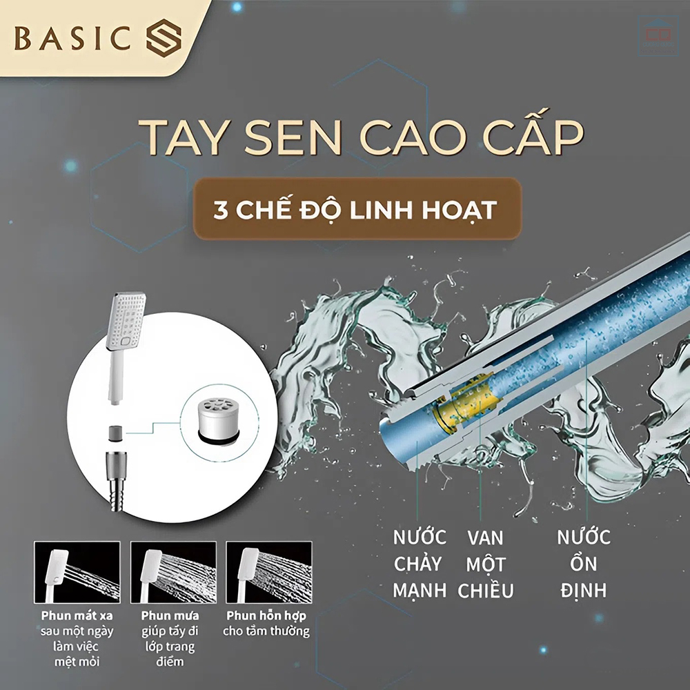 Tay sen 3 chế độ linh hoạt