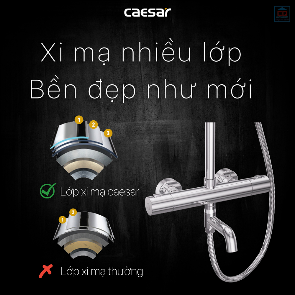 Sen tắm Caesar S1038S
