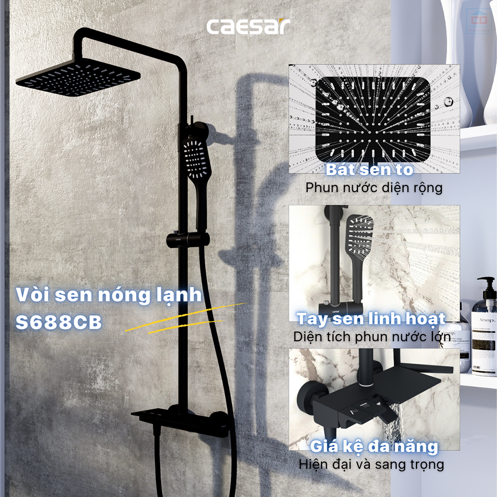 Sen cây nóng lạnh Caesar S688CB