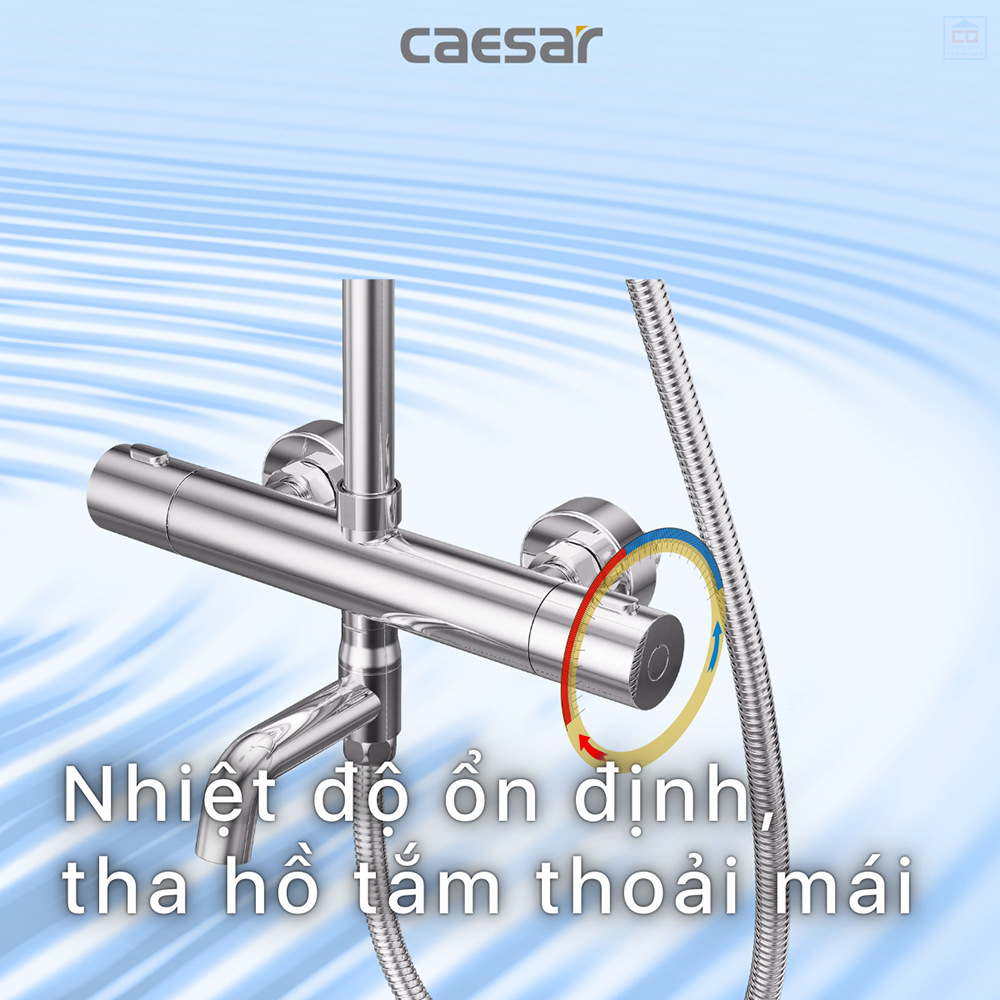 Sen tắm ổn định nhiệt Caesar S1038S