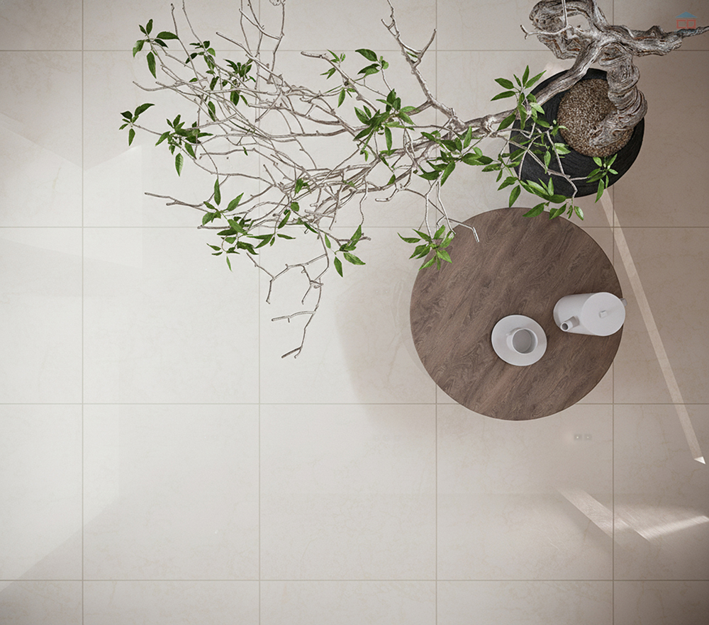 Phối cảnh gạch 60x60 Đồng Tâm 6060HONKHOAI005-FP