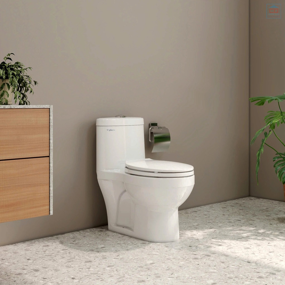 Bồn cầu k&eacute;t liền Viglacera BTE