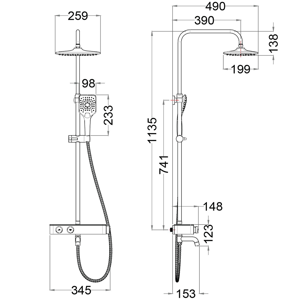 Bản vẽ kỹ thuật sen cây Caesar S788CB
