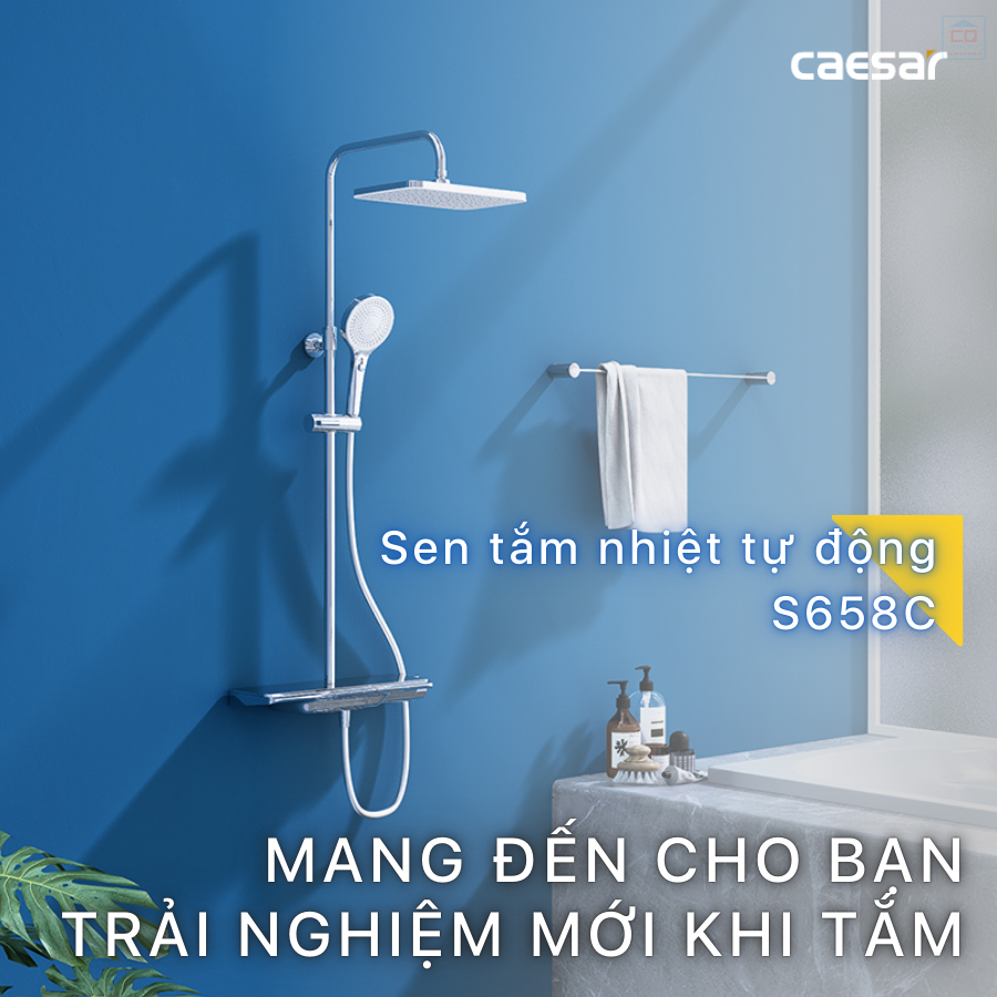 Sen tắm nhiệt độ Caesar S658C