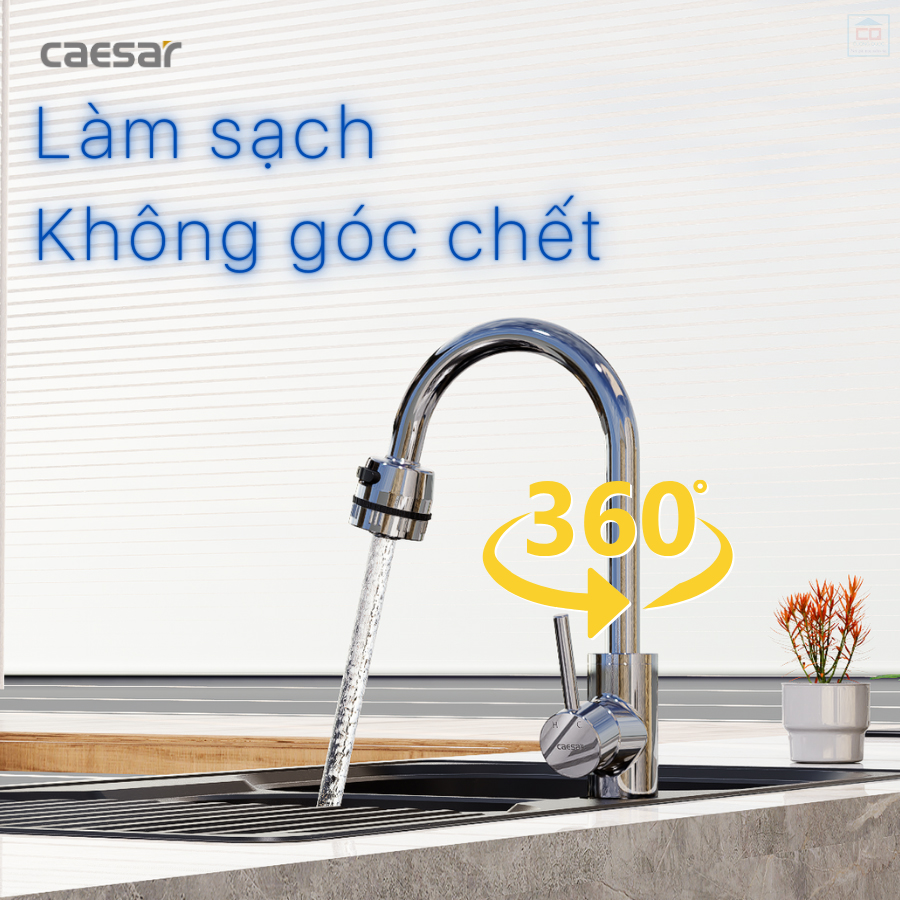 Vòi chậu rửa bát Caesar K695CV