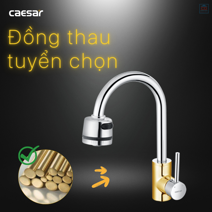 Vòi rửa bát Caesar K695CV