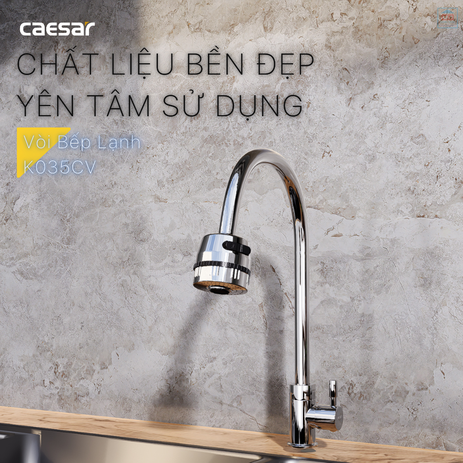 Vòi bếp lạnh Caesar K035CV