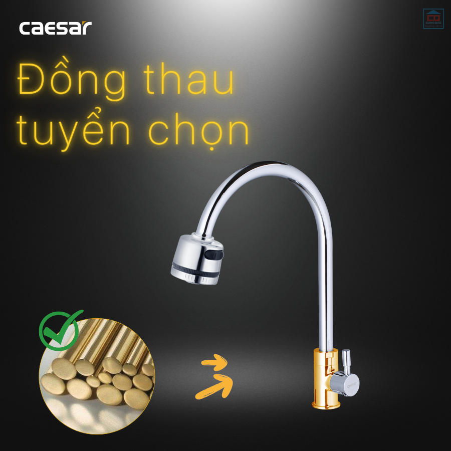 Vòi bồn rửa chén Caesar K035CV