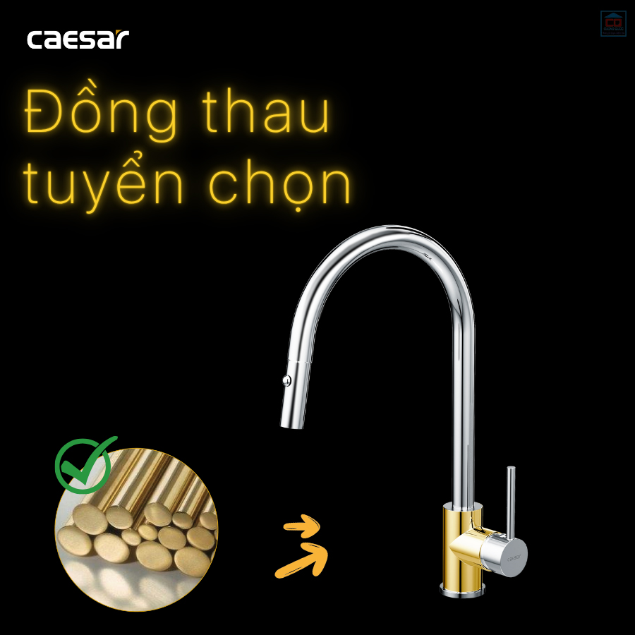 Vòi bồn rửa chén Caesar K079C