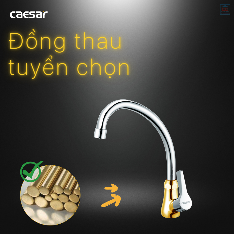 Vòi chậu rửa bát Caesar K028C