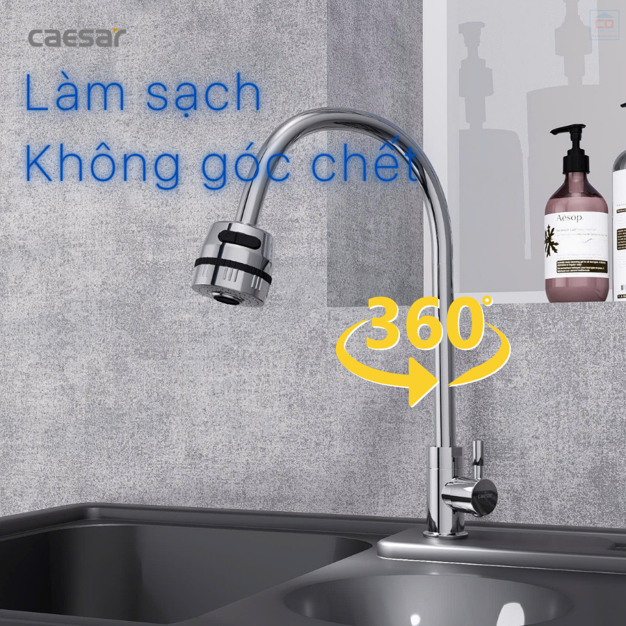 Vòi chậu rửa bát Caesar K035CV
