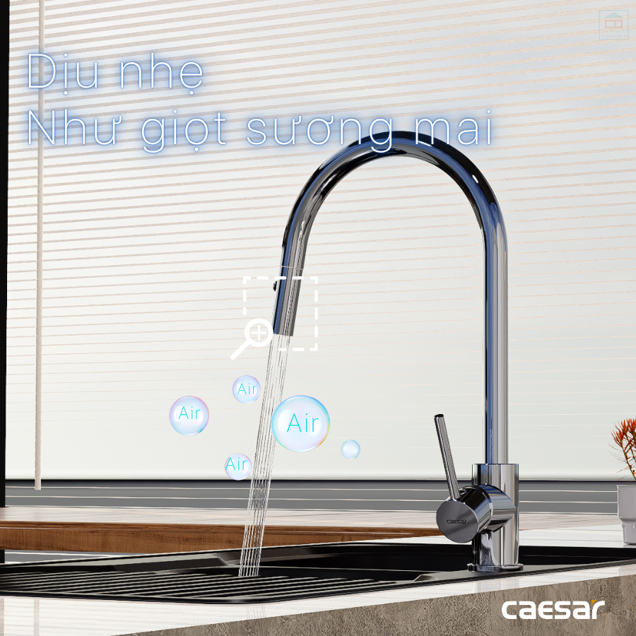 Vòi chậu rửa bát Caesar K079C