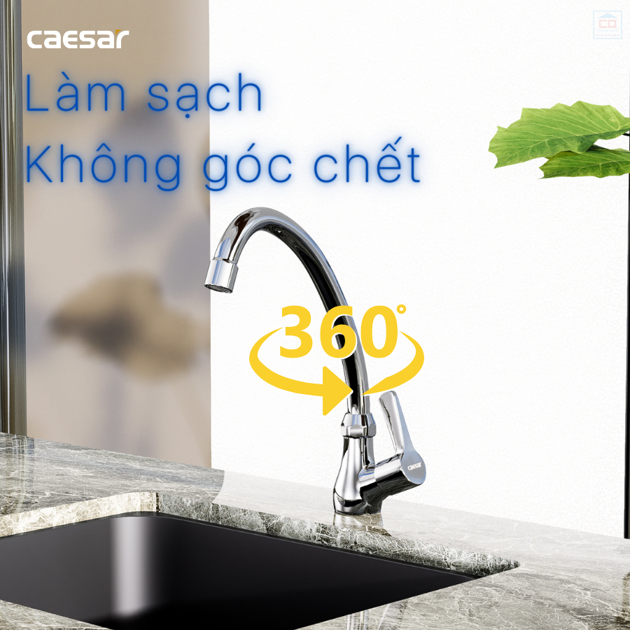 Vòi rửa bát Caesar K028C