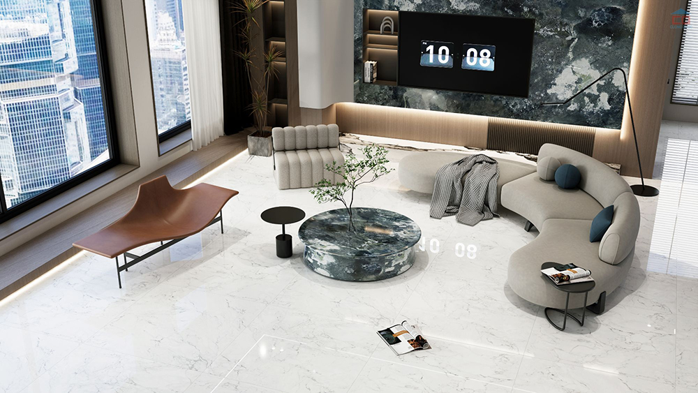 Phòng mẫu gạch khổ lớn Eurotile GIK S01G