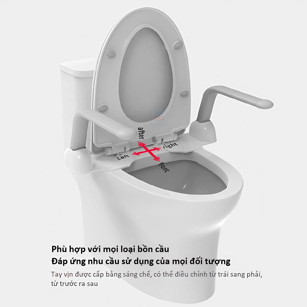 Tay cầm vịn bồn cầu Basic SA002