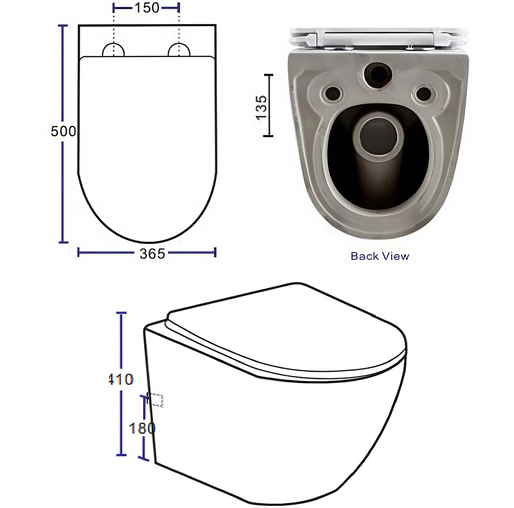 Bản vẽ kỹ thuật bồn cầu Basic Eden-W