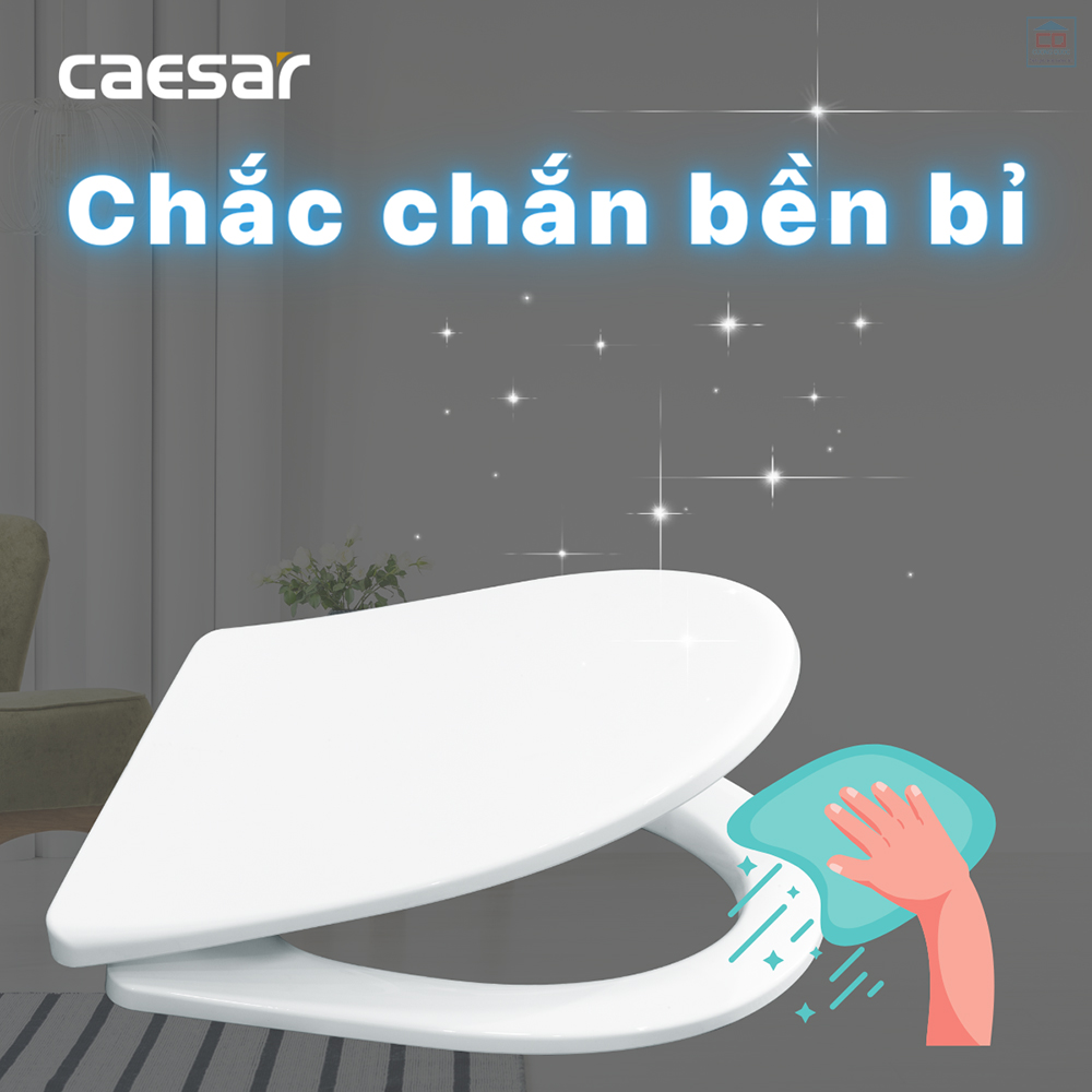 Nắp bồn cầu Caesar M260
