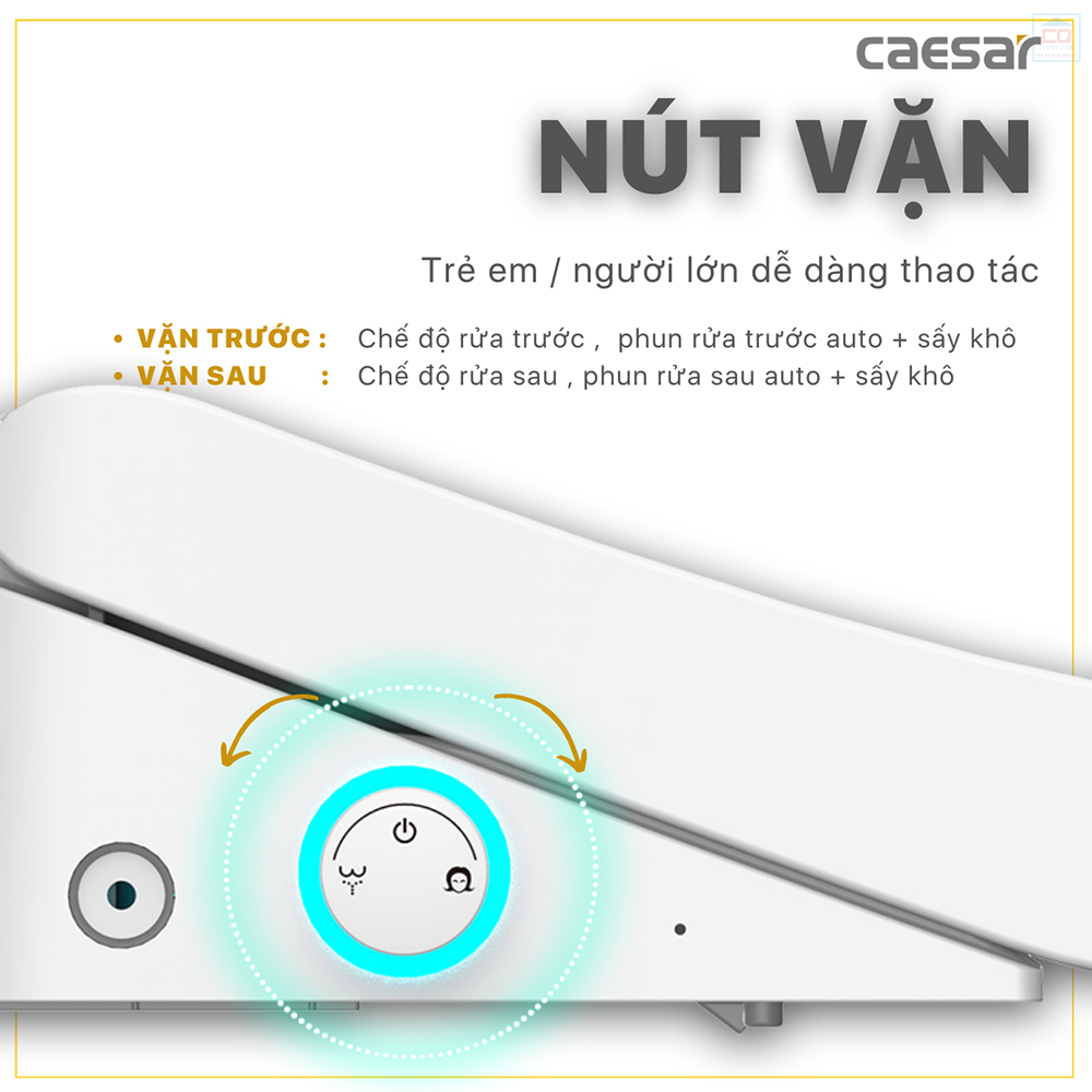 Nút vặn nắp bồn cầu Caesar TAF512H