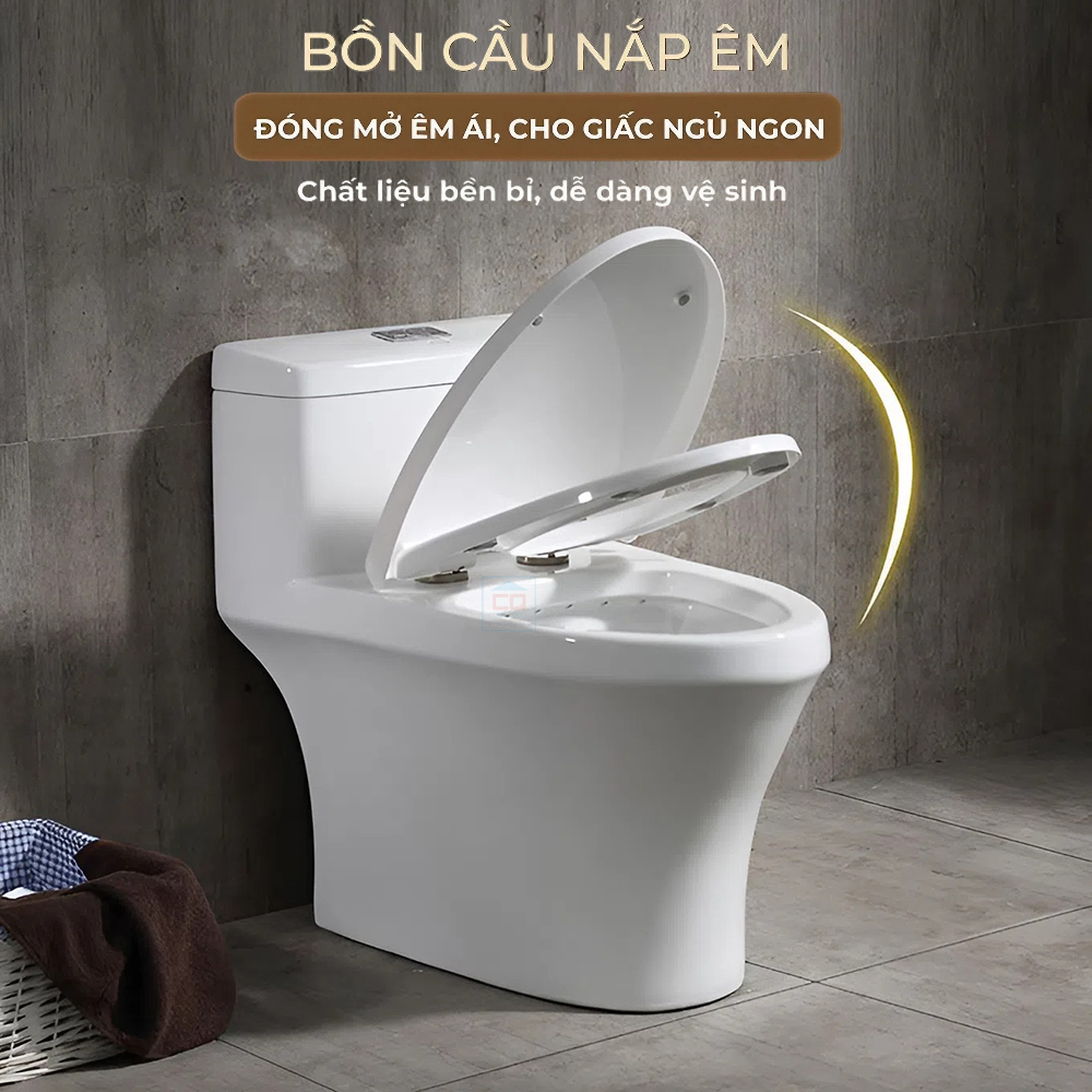 Bồn cầu Basic BSA-125 nắp &ecirc;m