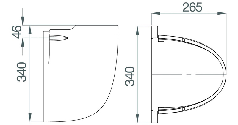 Thông số kỹ thuật chân chậu Viglacera V39