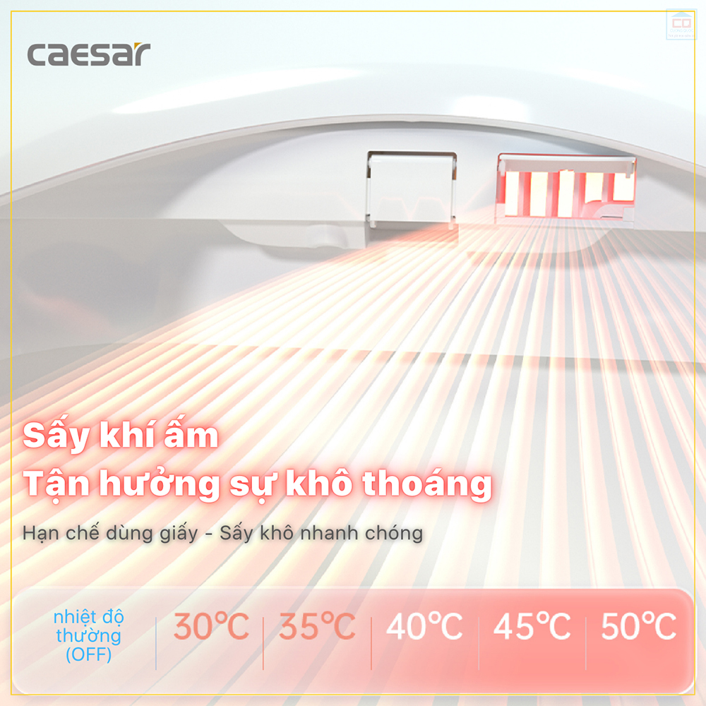 Chức năng sấy khô bằng khí ấm