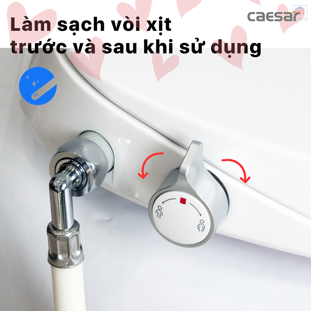 Nút vặn nắp bồn cầu Caesar TAF060