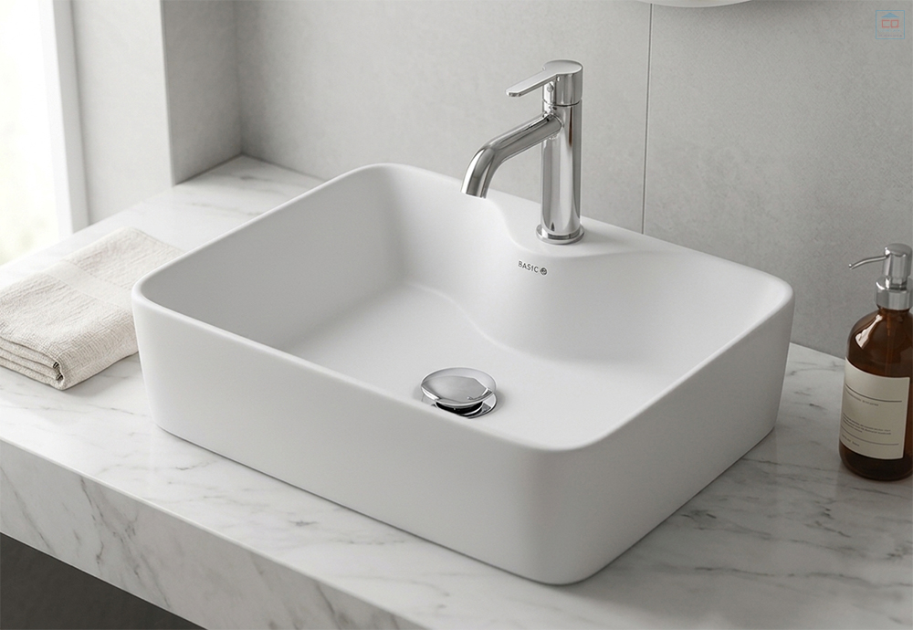 Chậu lavabo đặt bàn Basic BS-203