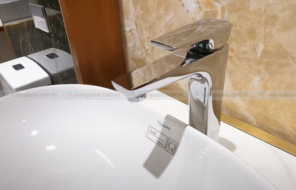 Hình ảnh thực tế sản phẩm vòi lavabo Viglacera VG143.1