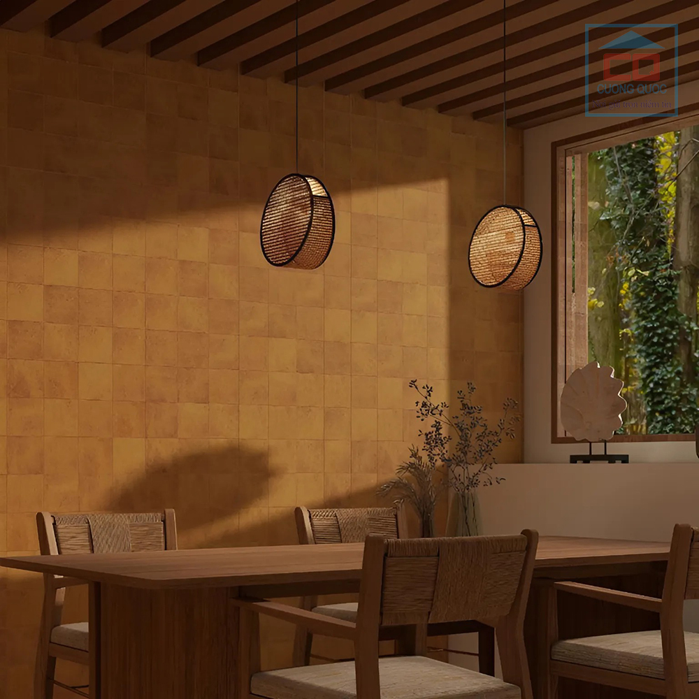 Phòng mẫu gạch thẻ men mờ 1504M