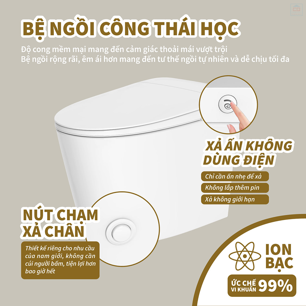 Bồn cầu đặt sàn Basic NEO-120