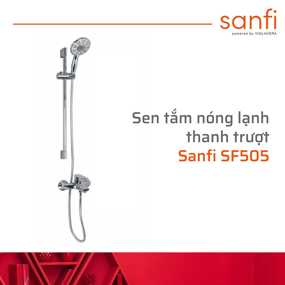 Sen tắm thanh trượt nóng lạnh Sanfi SF505